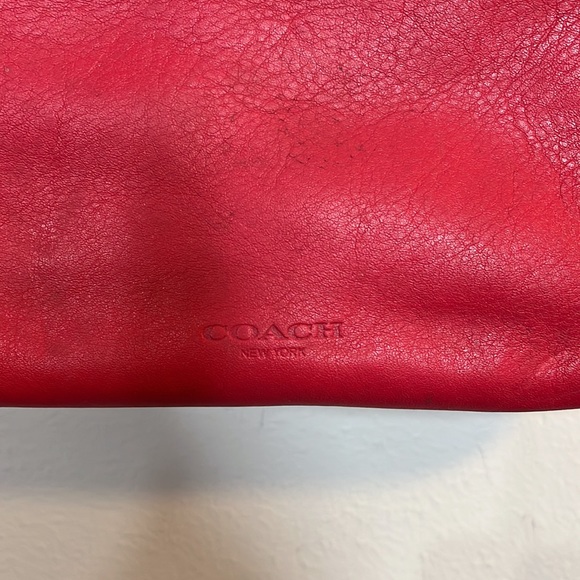 Coach pink leather turnlock crossbody purse bag - Picture 5 of 6